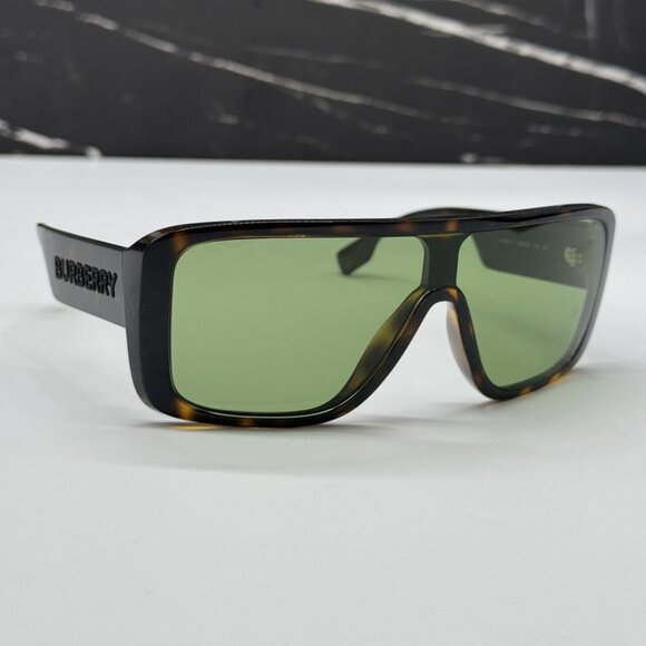 NEW BE4401U 3002/2  BURBERRY DARK HAVANA/GREEN MEN BURBERRY SUNGLASSES - Picture 3 of 11